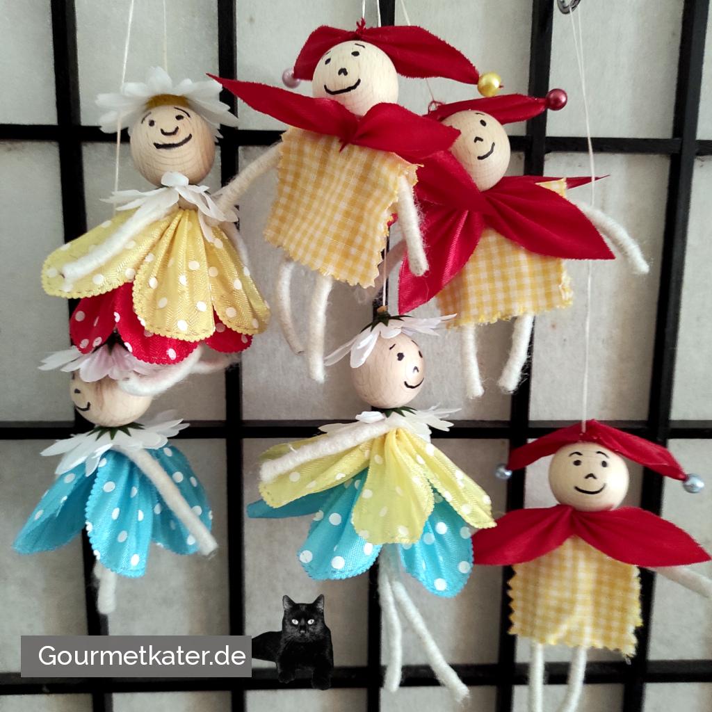 kleine Figuren Blütenfeen und Till Eulenspiegel