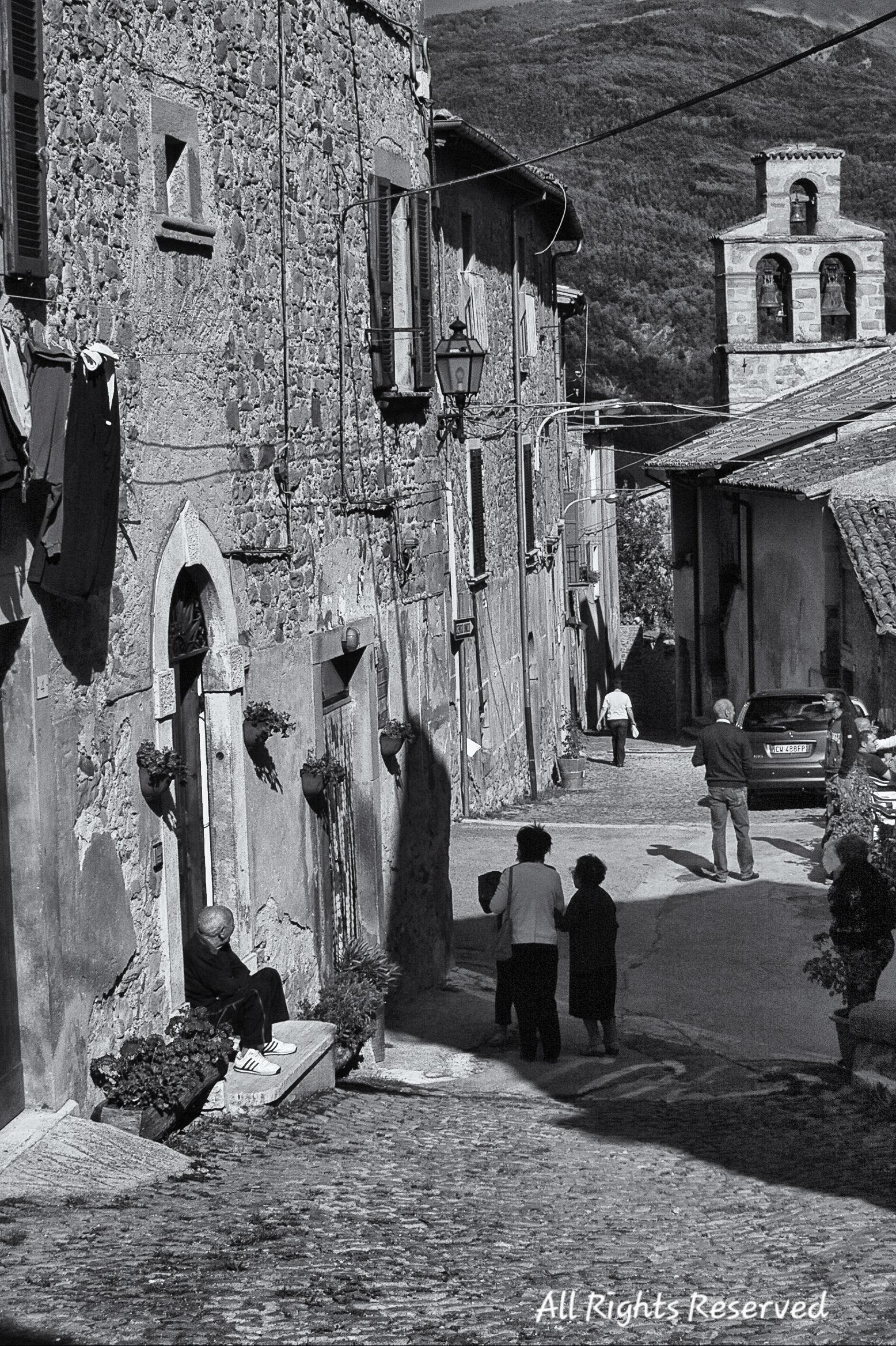 Accumoli, flattened by a 6.2 earthquake Aug 24 2016... many  memorable summers with family... none of these buildings stand today