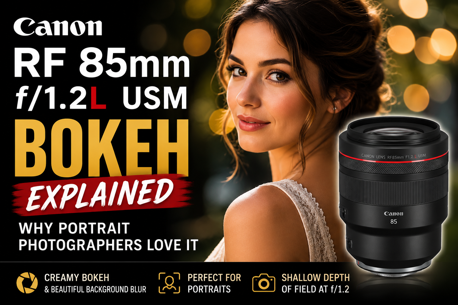 Canon RF 85mm Bokeh Explained