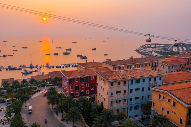 sunset town