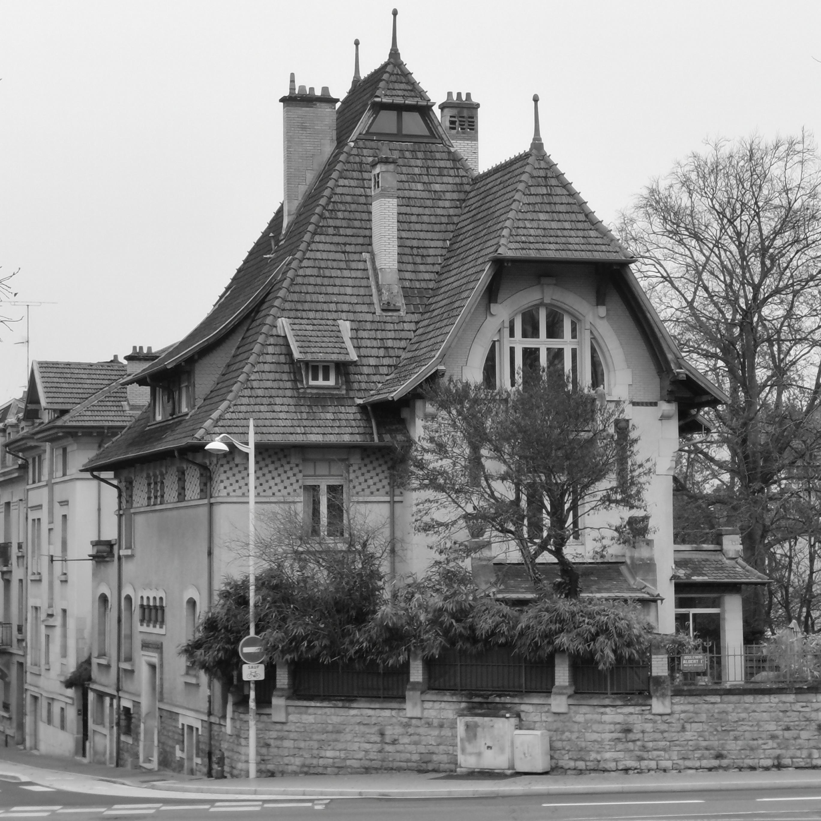 Villa art nouveau à Nancy.