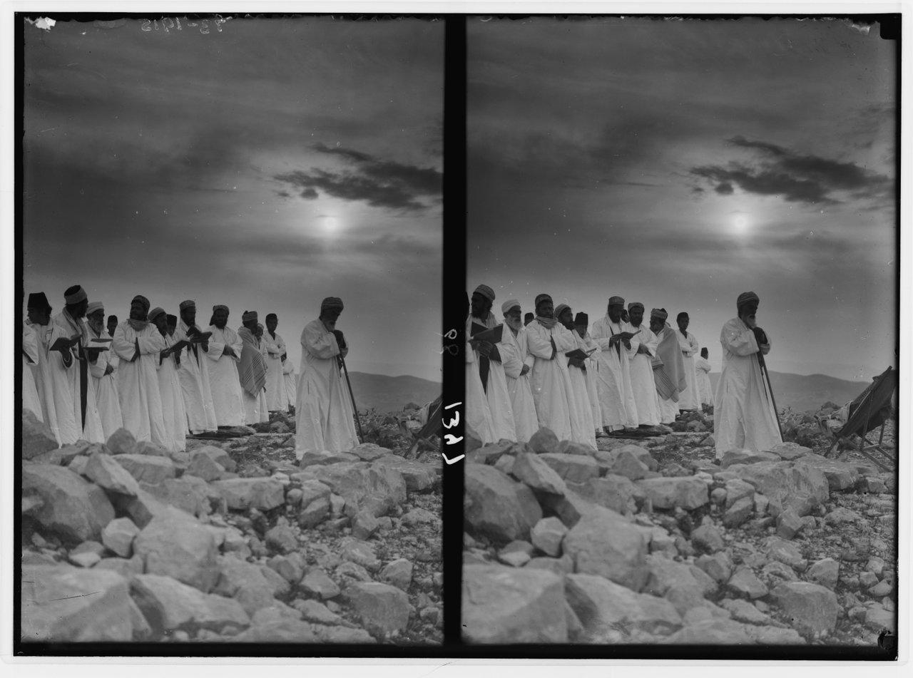 Photograph of Samaritan passover