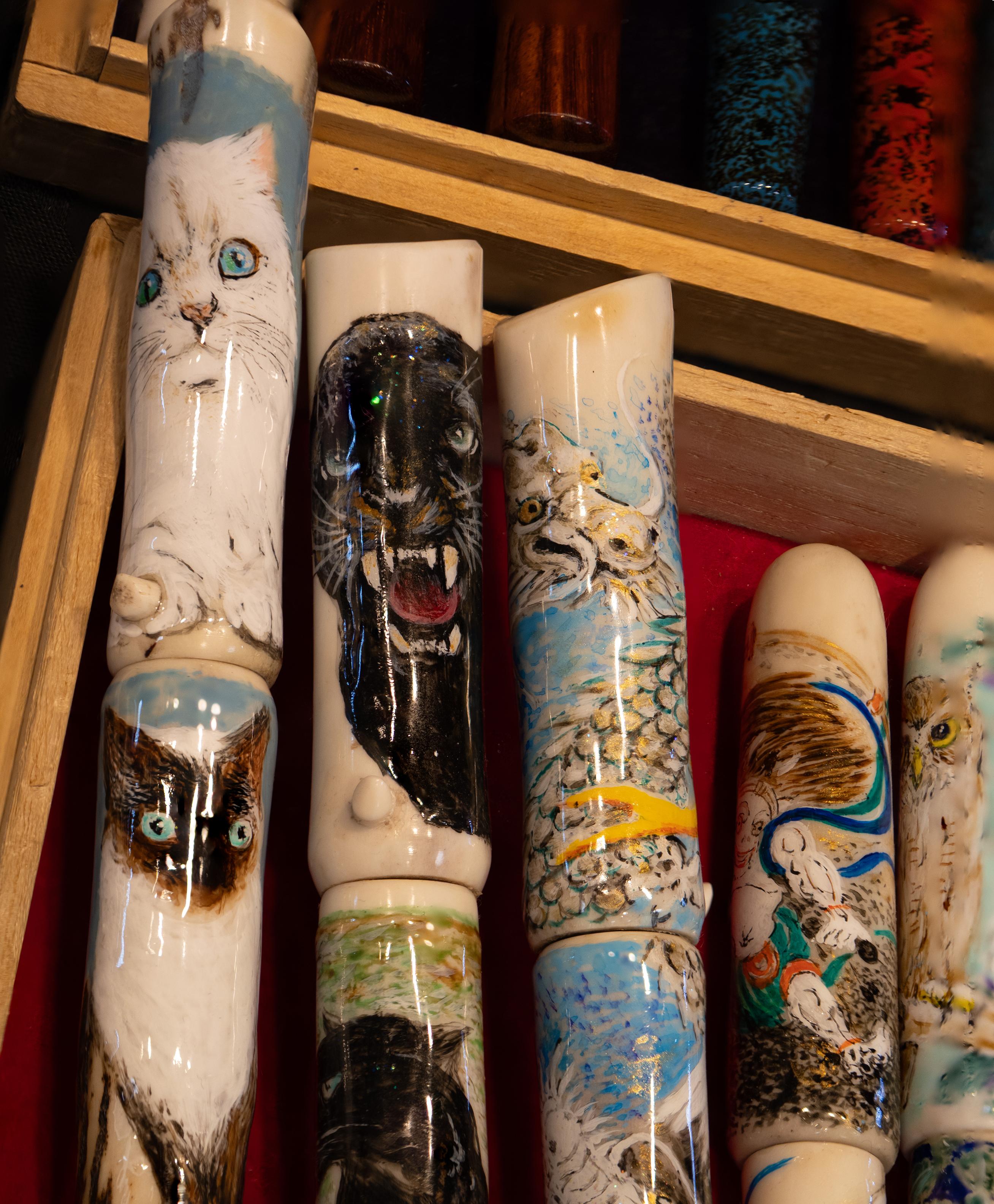 hand painted pens