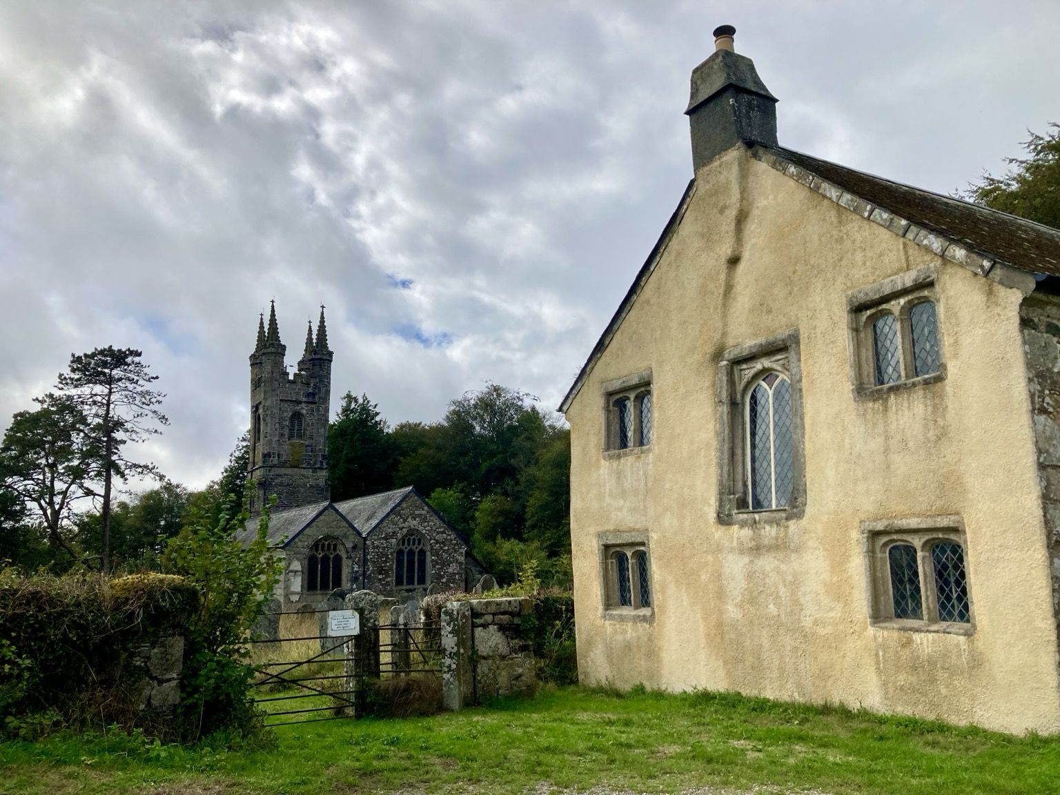 Walkhampton church and church house