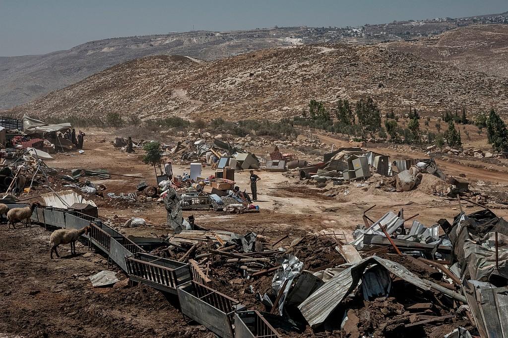 A picture of destruction.