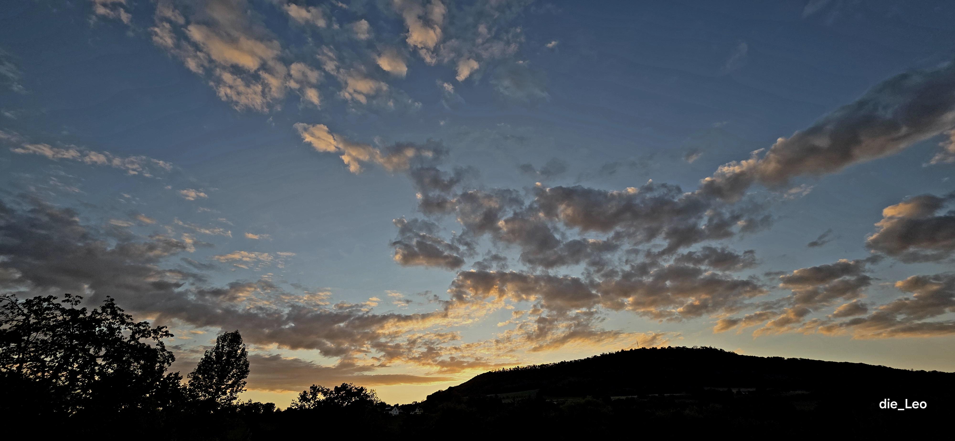 Sonnenuntergang über Wittnau