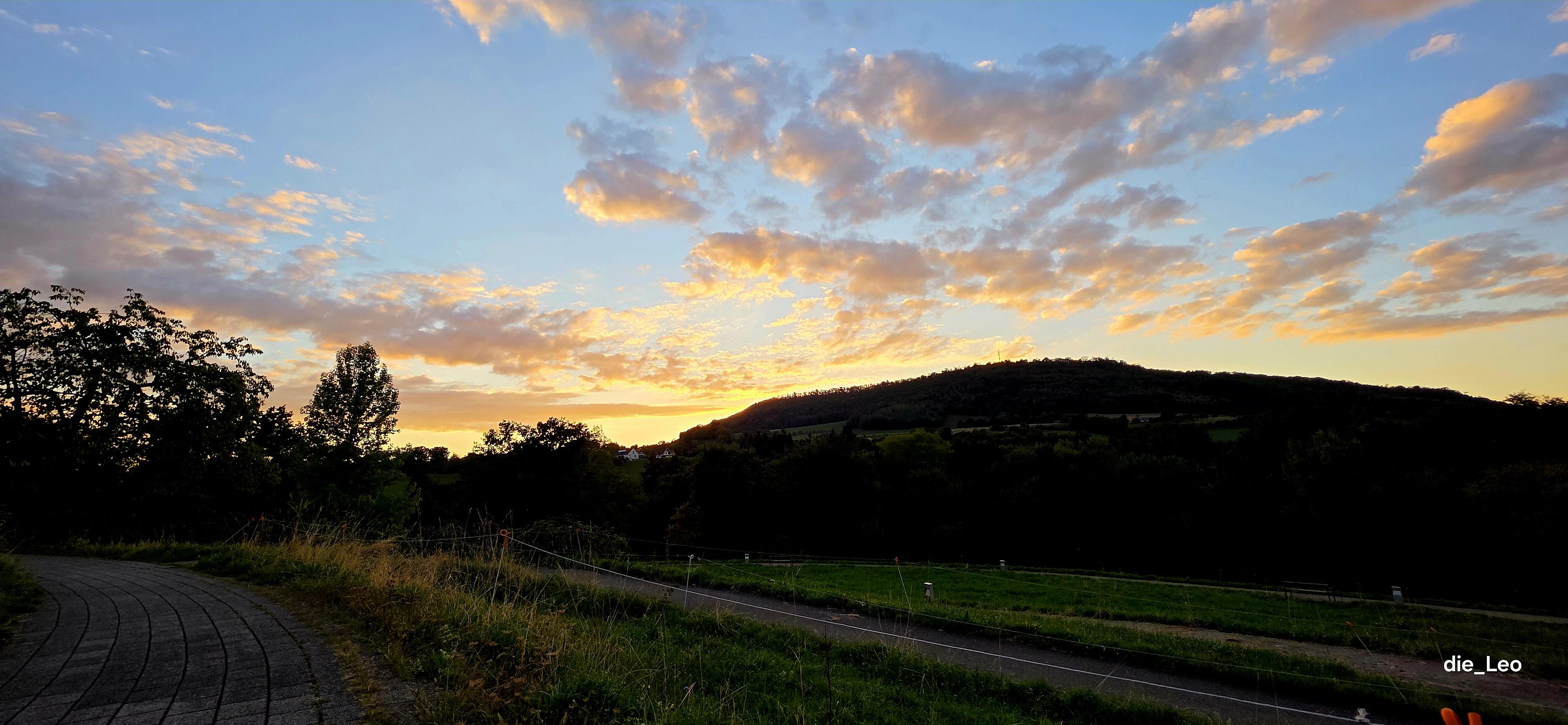 Sonnenuntergang über Wittnau