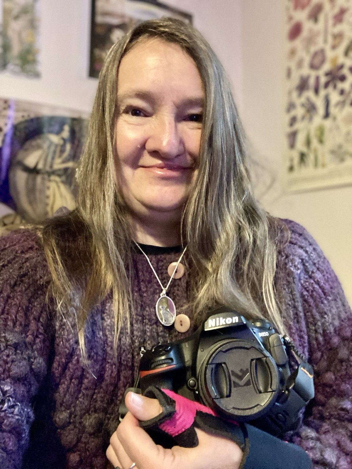 Holding my d850 at home