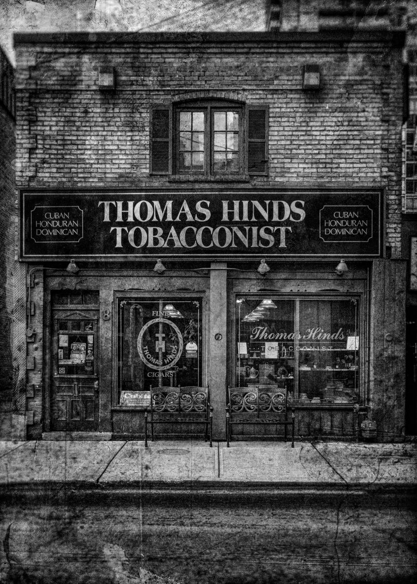 No 8 Cumberland St 1 Old Film Version.

The former home of Thomas Hinds Tobacconist at No 8 Cumberland St in the Yorkville neighbourhood of Toronto Canada.

Canon EOS 60D
Sigma 17-70mm f2.8 DC Macro OS
Analog EFEX Pro 2