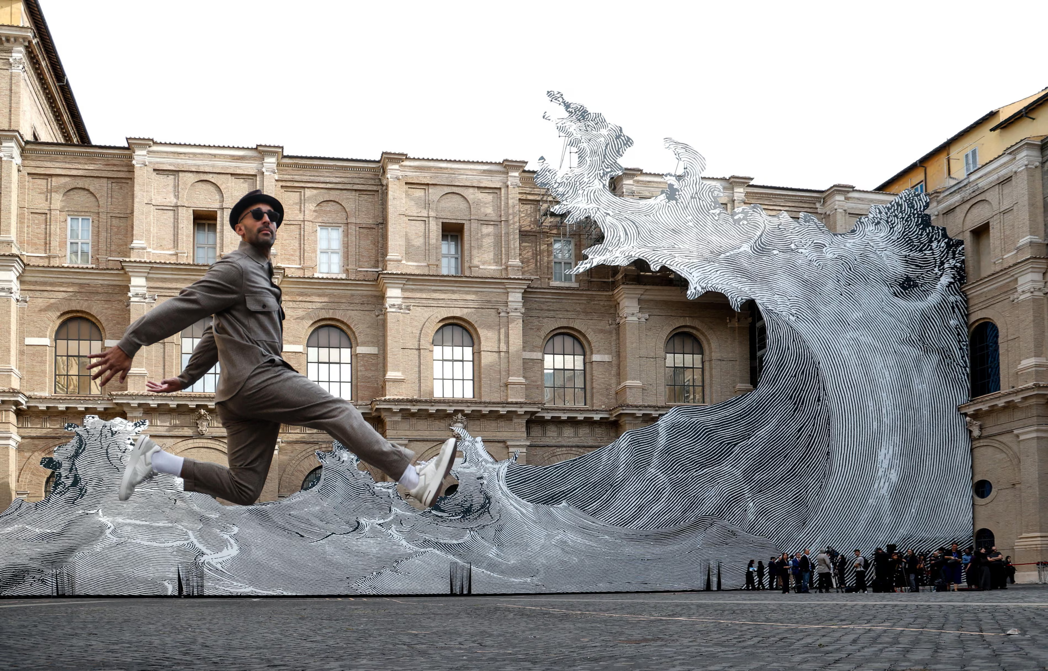 A big wave.
