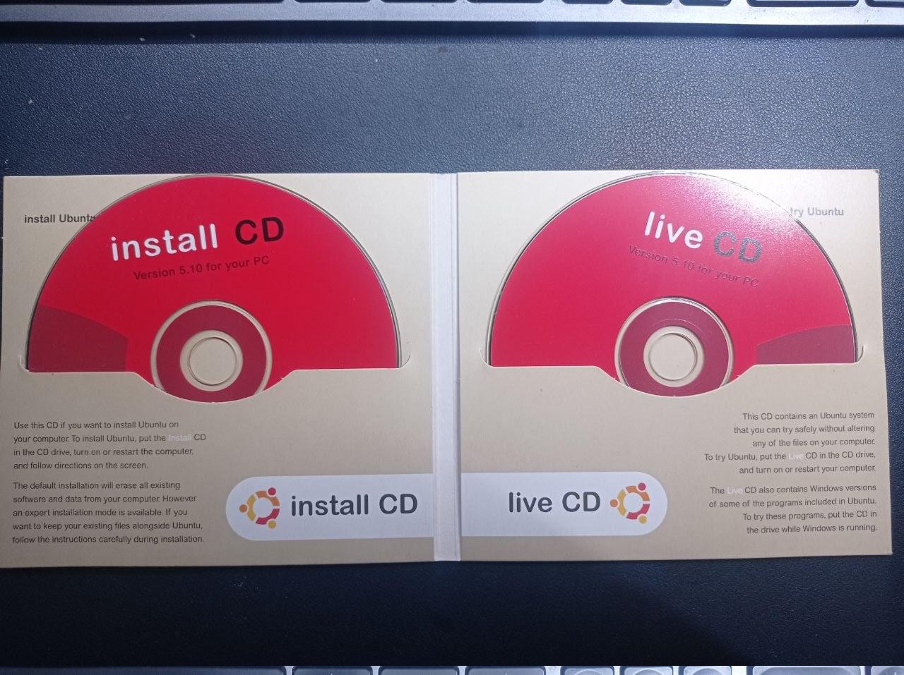 Ubuntu 5.04 instalatzeko CDak