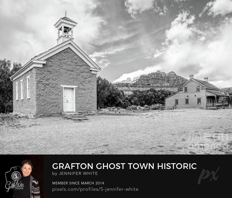 I captured this black and white photograph of the Grafton Ghost Town Historic District in Springdale, Utah, featuring the old schoolhouse and church on the left, Alonzo H. Russells former home, and majestic rock cliffs associated with Zion National Park in the background.
https://5-jennifer-white.pixels.com/featured/grafton-ghost-town-historic-district-grayscale-jennifer-white.html
@fineartamerica 
#buyintoart #photography #utah
