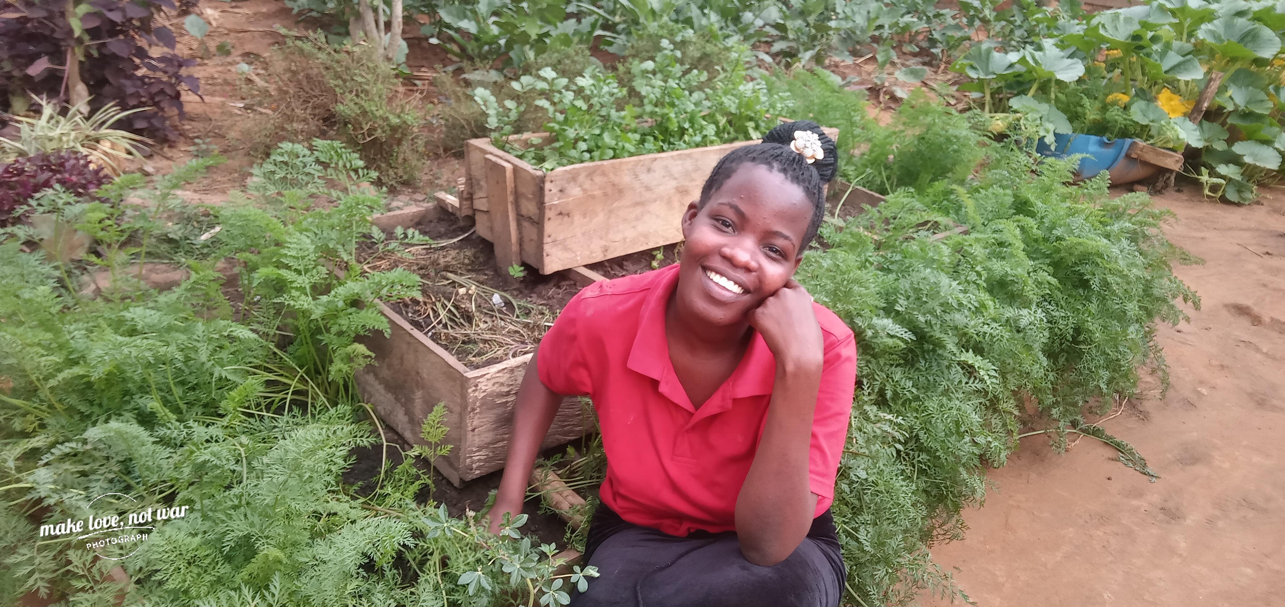 Joy caused by garden works