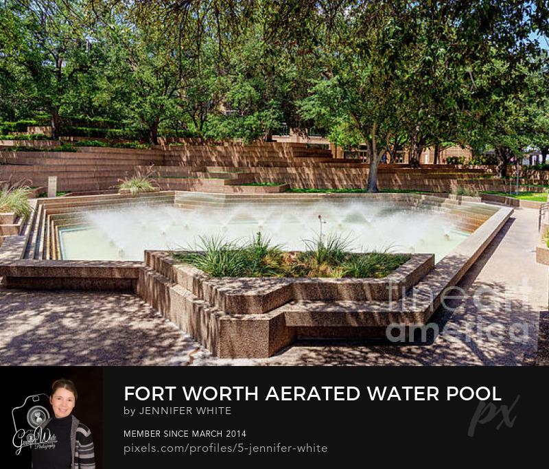 A pool of fountains flow on a hot summer afternoon at Fort Worth Water Gardens in downtown Fort Worth, Texas.
https://5-jennifer-white.pixels.com/featured/fort-worth-aerated-water-pool-fountains-jennifer-white.html
#buyintoart #photography #artgallery #officeart
@fineartamerica