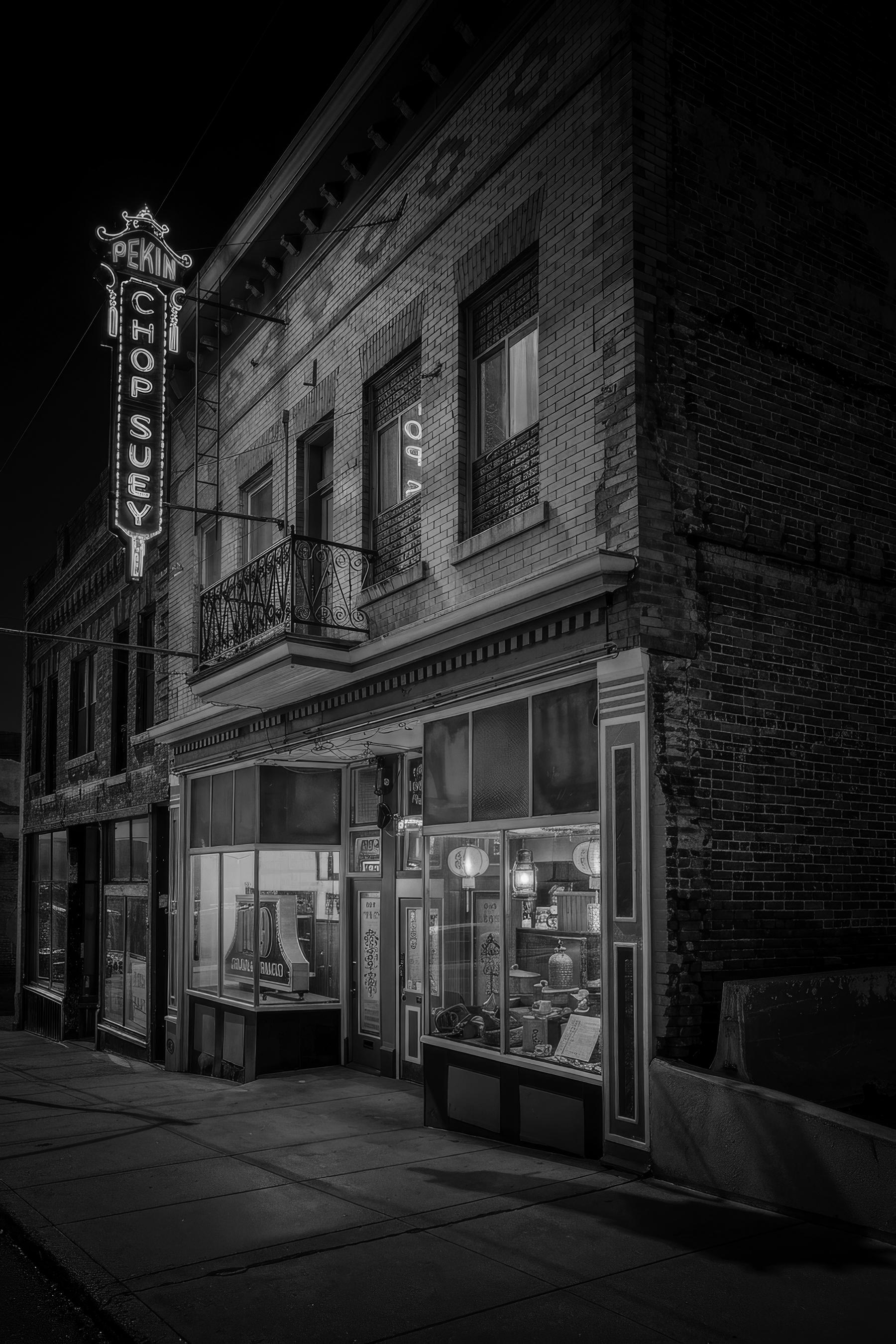 Old Chinese restaurant in Butte, MT