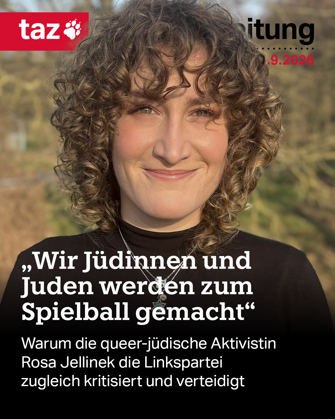 Die queer-jüdische Aktivistin Rosa Jellinek verteidigt die Linke – fordert aber von Genoss*innen, die Sorgen jüdischer Menschen mehr ernst zu nehmen.