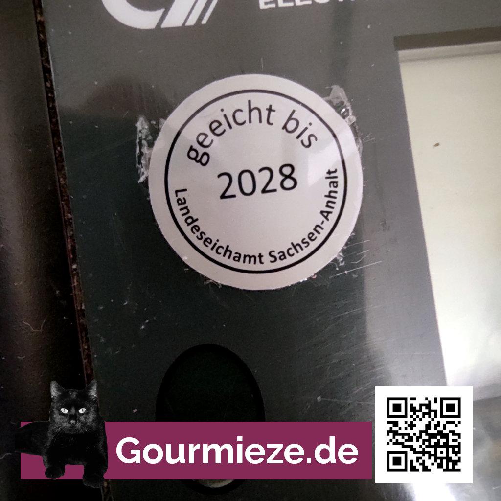 Unsere Waage hatte "TÜV"