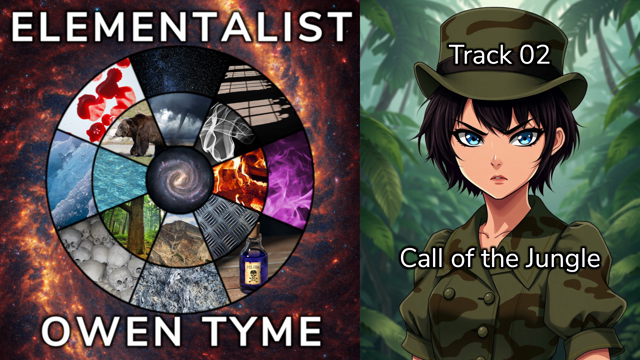 A simple video for Elementalist track 02: Call of the Jungle. You can learn more about the album on my blog: https:// owentyme.us/blog/elementalist- 1.html Call of the Jungle is co
