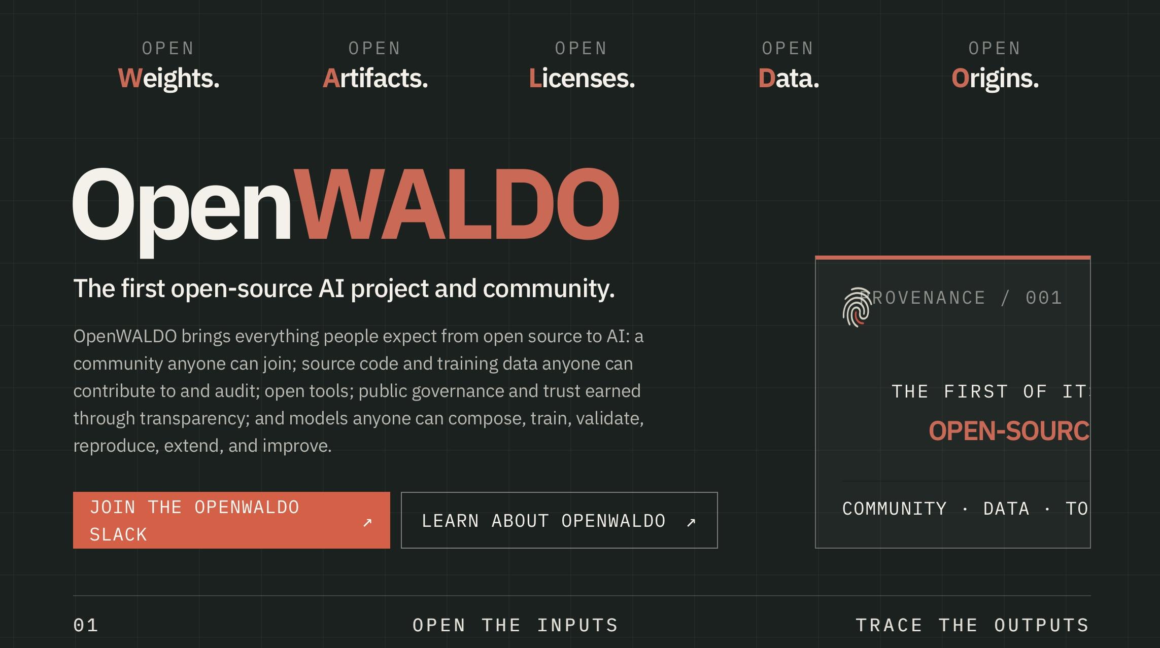 https://openwaldo.org/about https://mastodon.social/@bruces/117394796320047225