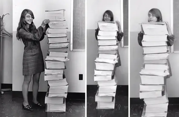 Margaret Hamilton, the woman who wrote code that guided t...