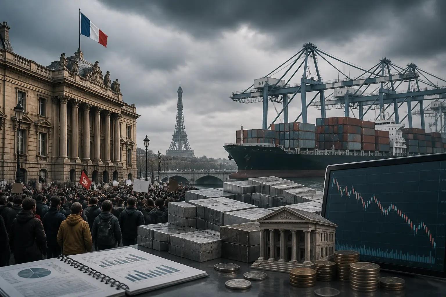 France faces protests and debt crisis as markets demand fiscal restraintFrench protests and rising debt have created a dilemma for the government, which struggles to balance public demands with financial market expectations.Europe · Dumpling News #DumplingNews