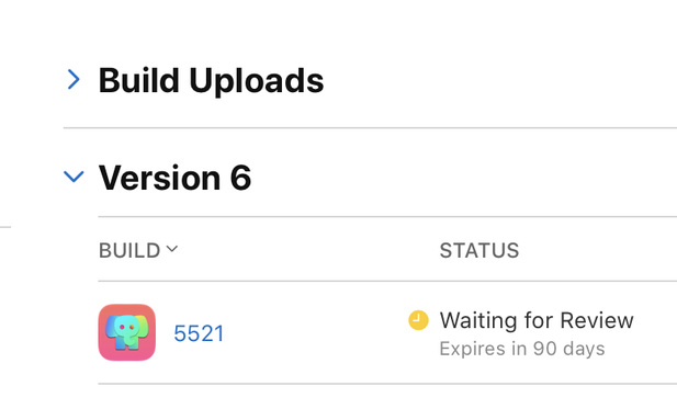 Mastowatch 6 is waiting for App Review